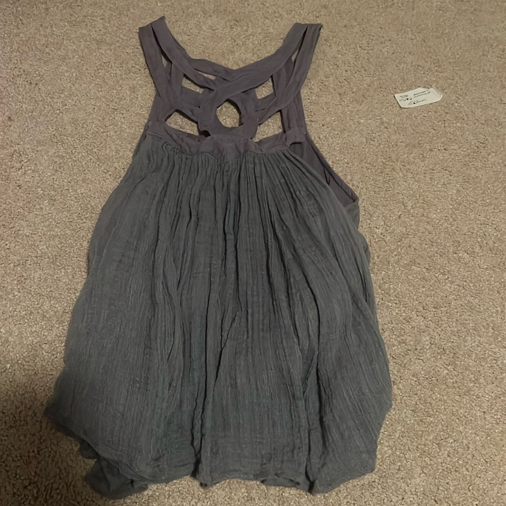 purple free people top